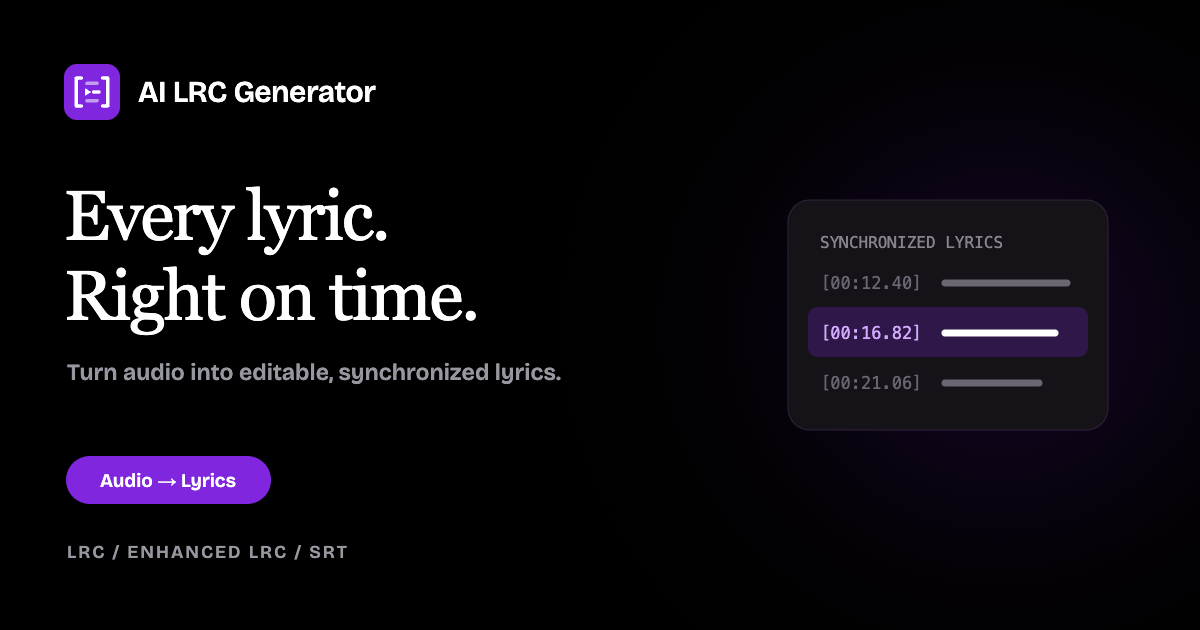 Use an Original Practice Passage to Learn Lyric Timing Controls